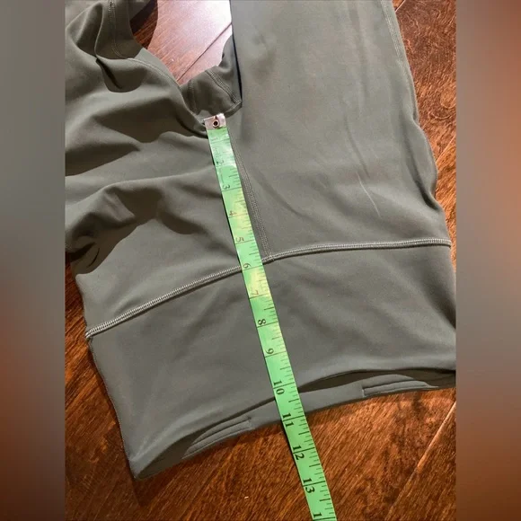 Lululemon Groove Super-High-Rise Flared Pant Nulu Womens 4 Dark Forest - Picture 6 of 6